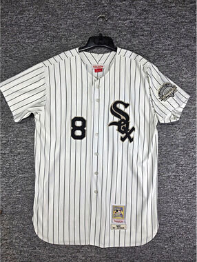 Vtg Mitchell & Ness Chicago White Sox 1991 Bo Jackson #8 Pinstripe Jersey 4XL